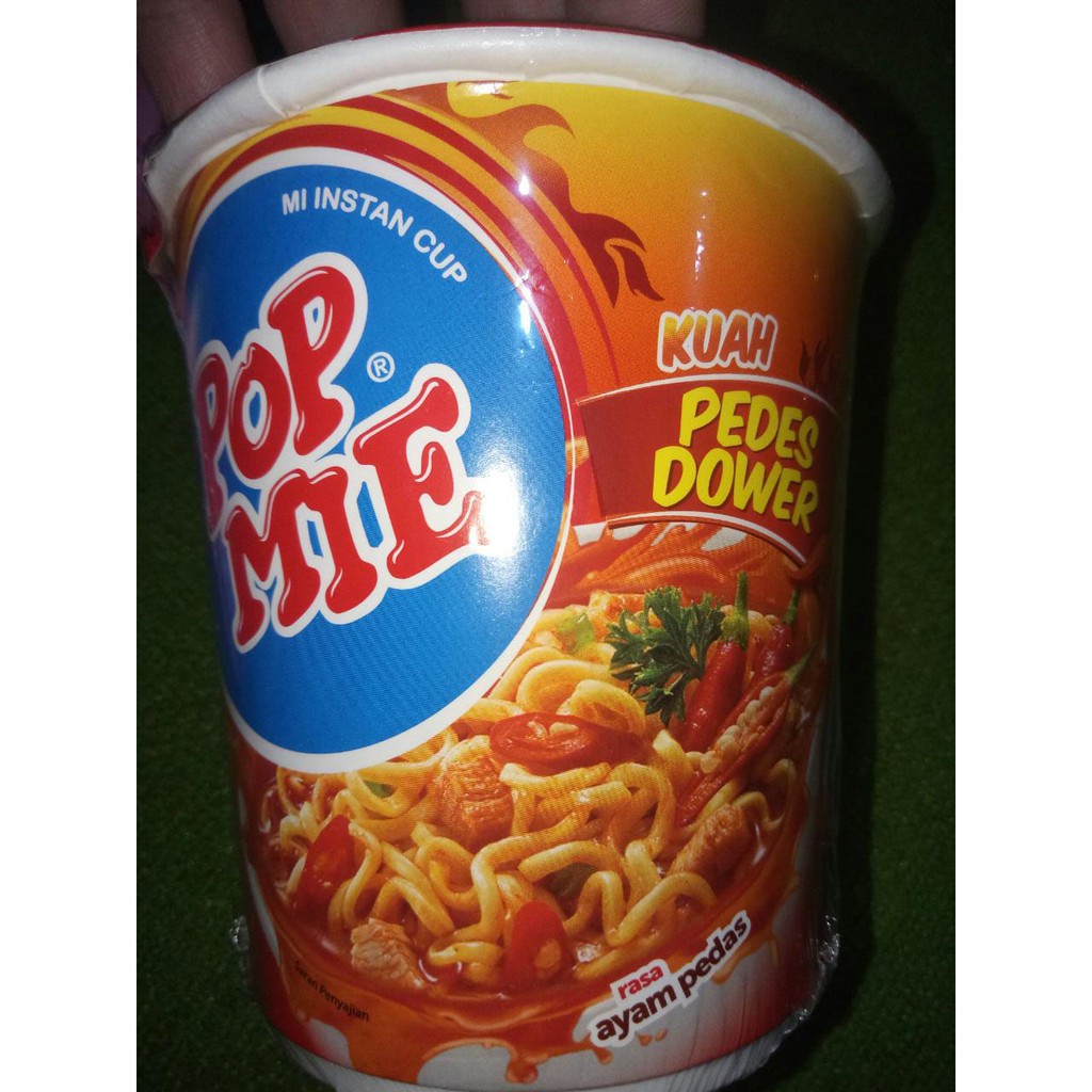 

Pop Mi Mie Kuah Pedes Dower Cup Popmie 75 gram Pedas Instan
