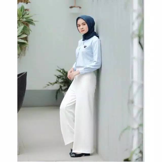 Kulot wanita / Kulot wanita terbaru panjang FIDELIS Moscrepe Glitter Tebal-7