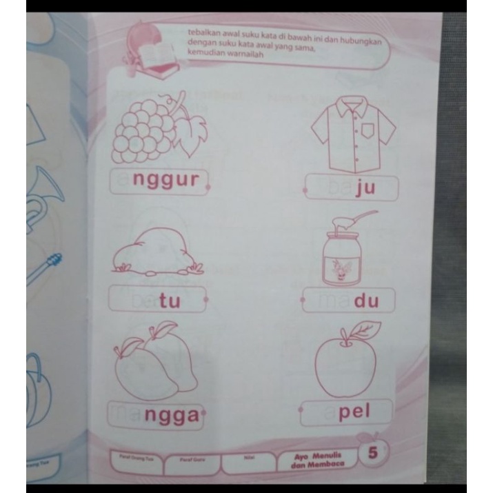 Buku Anak Ayo Menulis dan Membaca