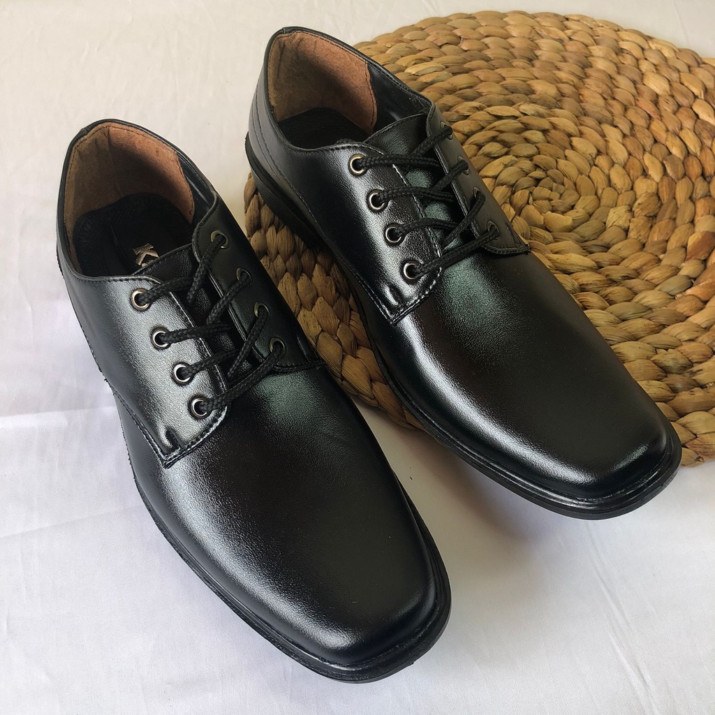 Sepatu pantofel PL25 3 hitam tali COWOK pria kantor tali formal terbaik termurah laris Sepatu Pantofel Pria Pantofel Hitam Pria Sepatu Pantopel Fantofel Kulit Kerja Formal PDH Pria Sepatu Kerja Murah Pantofel Berkualitas