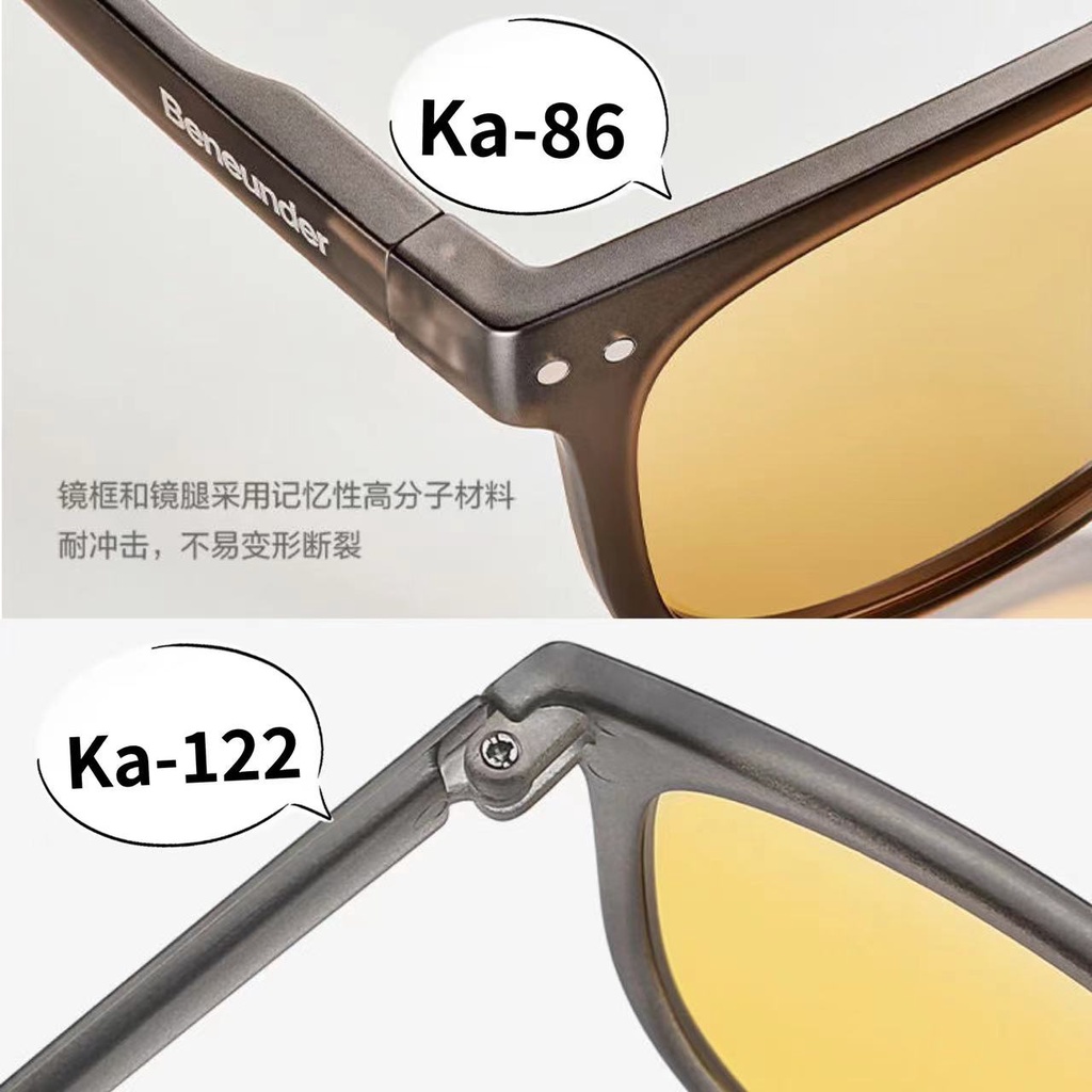 Rowling(ka-86_ka-122)Kacamata Hitam Terbaru bisa di LIPAT Sunglasses Anti-UV Wanita Pria  Import Kacamata Fashion