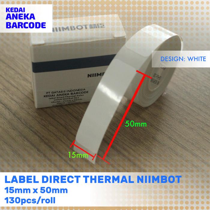 

Label Direct Thermal Polos Putih Untuk Niimbot D11 Ukuran Bervariasi