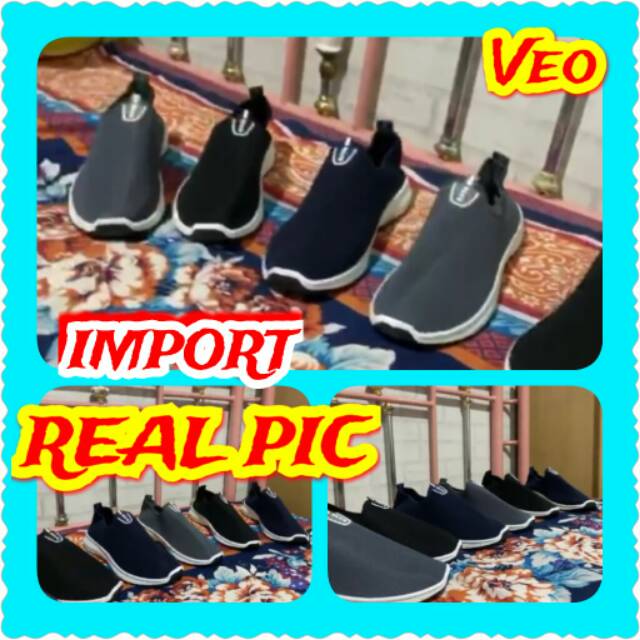 IMPORT SEPATU SLIP ON ONKE IMPORT SPORT ORI !!! 3 WARNA