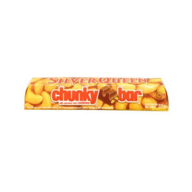 TERMURAH Silverqueen Cokelat Chunky Bar Cashew 33 gr - Silver Queen - Coklat - Grosir Coklat