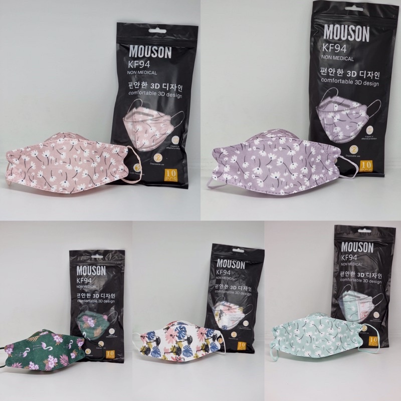 MASKER KF94 MOTIF MODEL 3D 4PLY