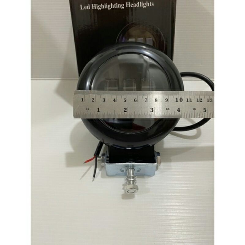 Lampu tembak daymaker Bulat / Oval 3 garis 4,5inch