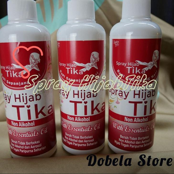 ♘*TERLARIS* TERLARIS SPRAY HIJAB TIKA ORIGINAL MEMBUAT JILBAB TEGAK DAN RAPI SEPANJANG HARI NON ALKO