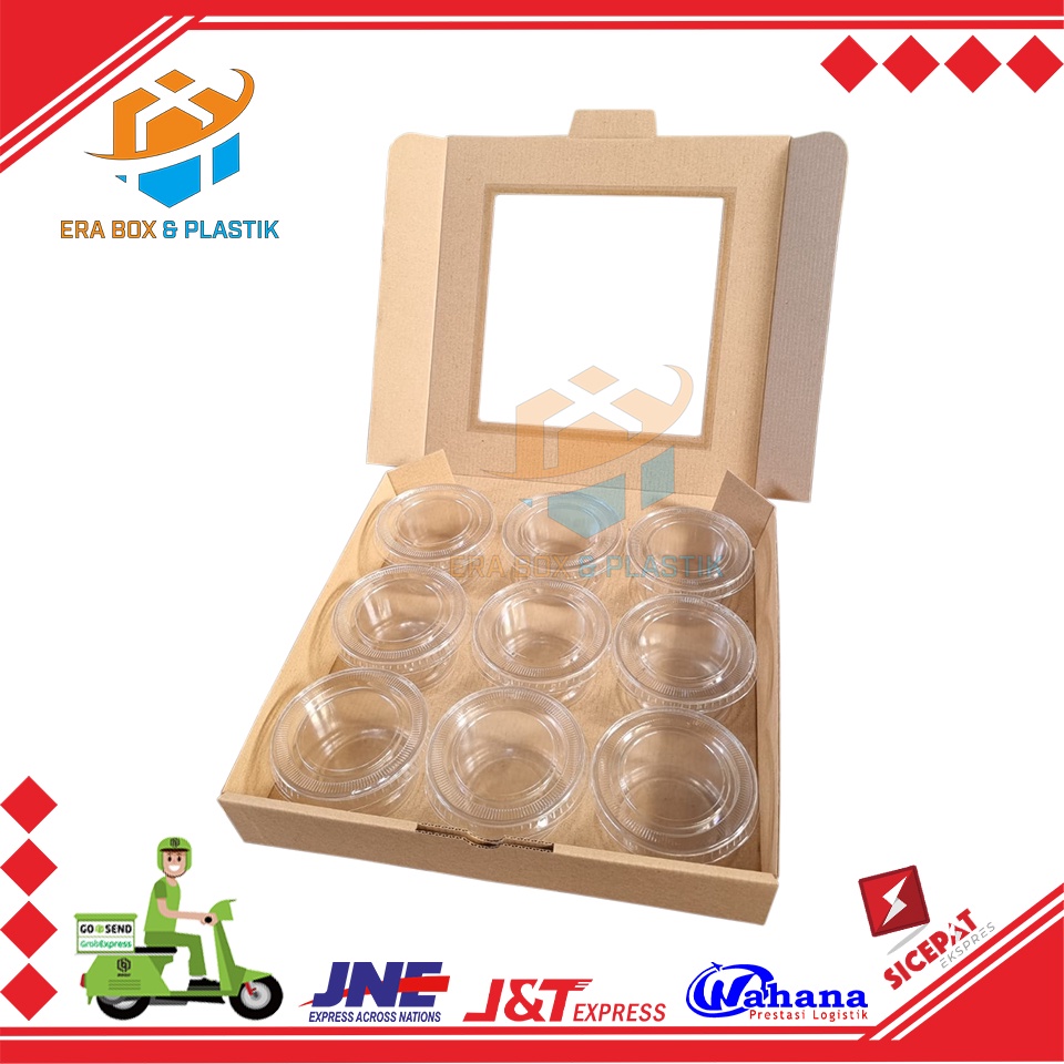 Kardus Box Pizza Serbaguna | Karton Die Cut | Uk. 30x30x5 cm