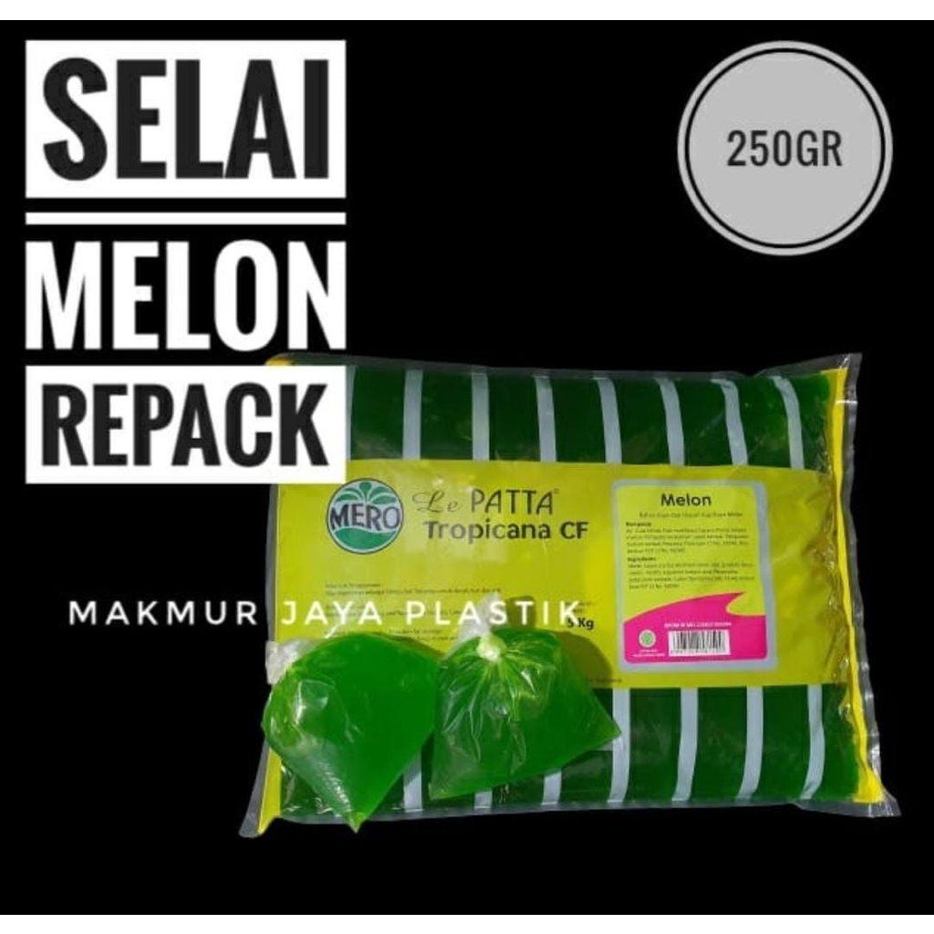 

GPM || [ SELAI MELON - 250 GR ] SELAI MELON JAM LEPATTA TROPICANA MERO REPACK
