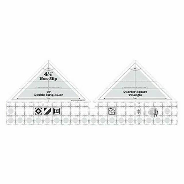 90 Degree Double-Strip Ruler - Penggaris Jahit 90 Derajat Berjajar - Penggaris Pola MSW-02