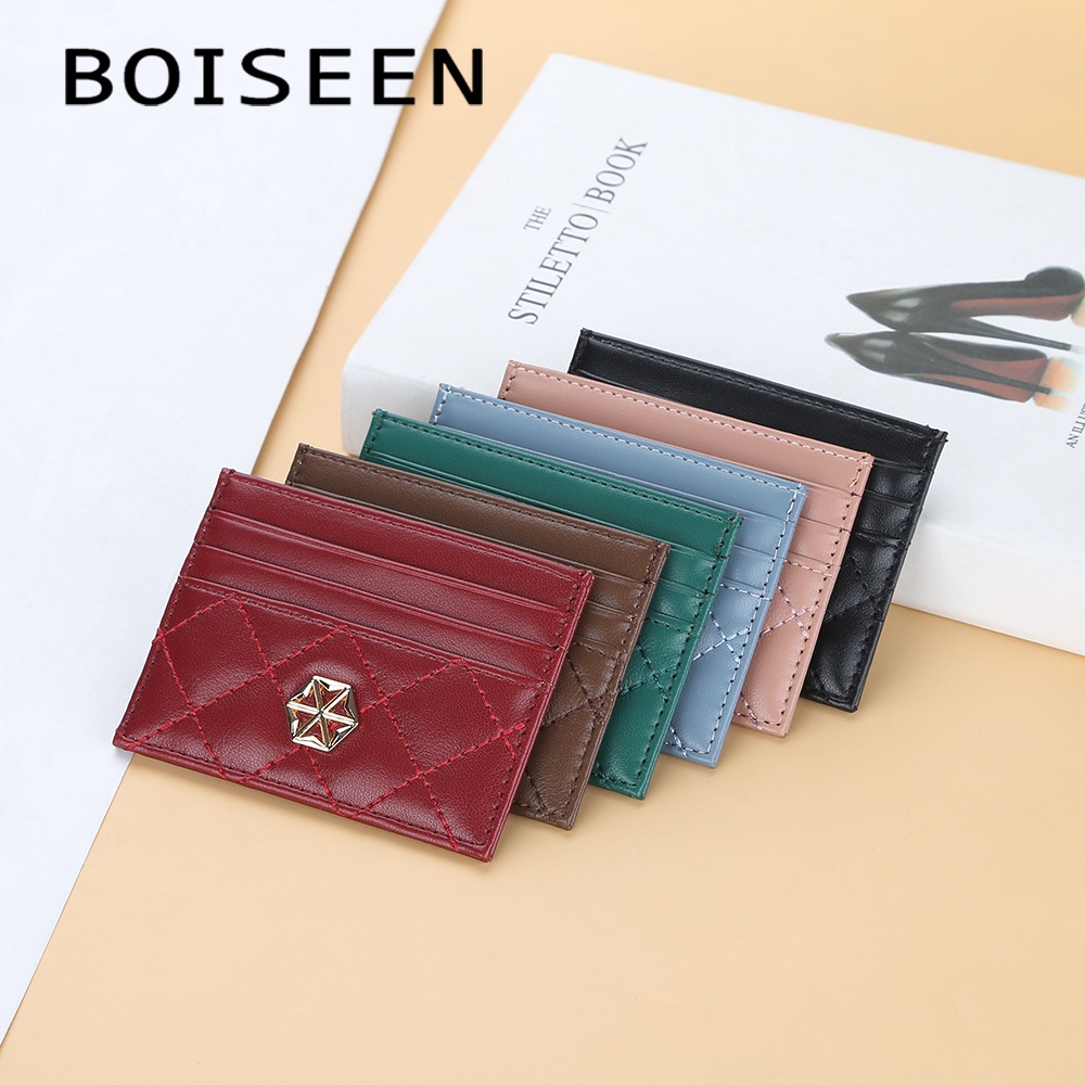 BOISEEN N1888 Dompet Kartu Wanita Bahan Kulit PU Leather Premium WATCHKITE WKOS