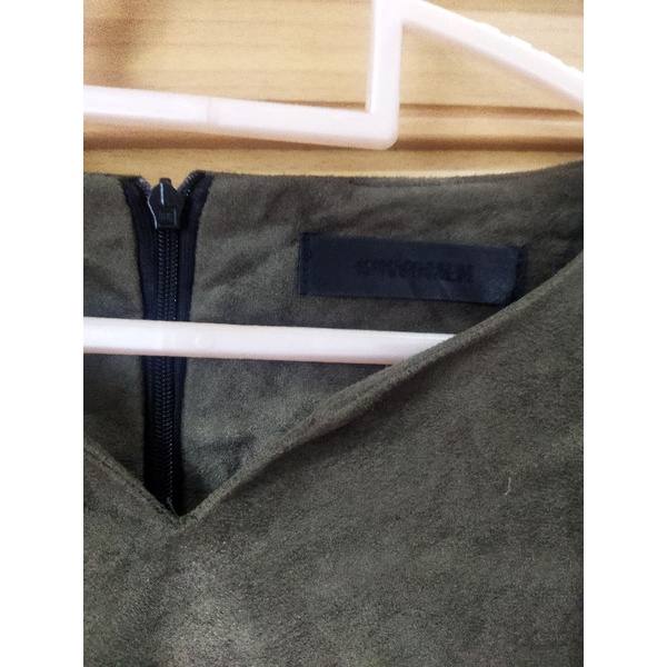 PRELOVED tunik jumbo suede