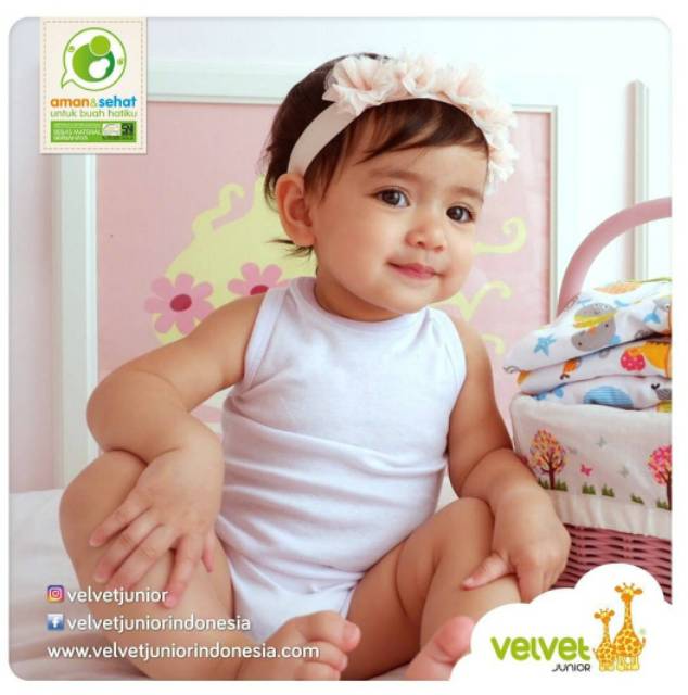 Velvet Junior -  singlet Jumper bayi/Singlet bayi/Singlet anak 1 pcs