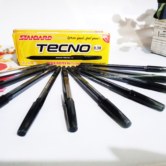 

1 Pcs Pulpen Standard Techno Hitam