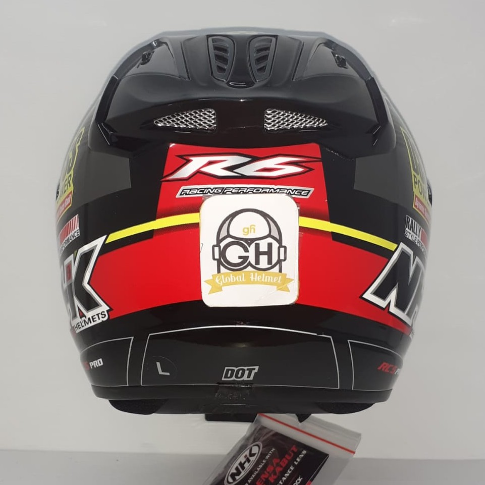 HELM NHK R6 MOTIF RALLY BLACK RED