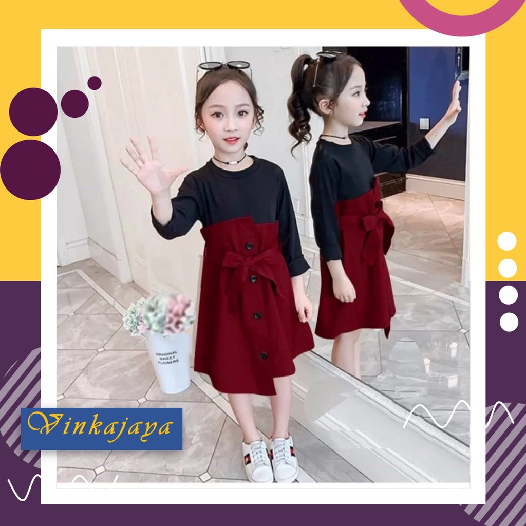 Gaun Pesta Anak Cewek Usia Umur 6 7 8 9 Tahun Thn Dress Baju Pesta Ladykids