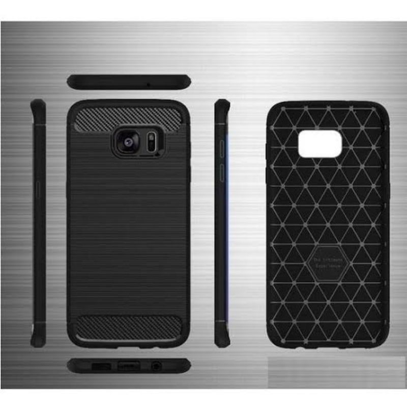 SAMSUNG S7 / S7 EDGE / S6 / S6 EDGE / S6 EDGE PLUS SOFT CASE BLACK IPAKY CARBON FIBER CASE