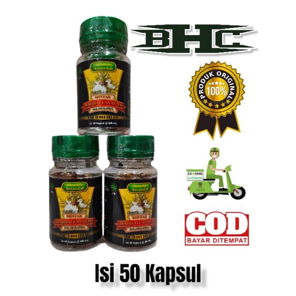 Innolife Assaudah Minyak Habbatussauda Jinten Hitam Habasyah 50 Kapsul BPOM ORIGINAL 100% BHC