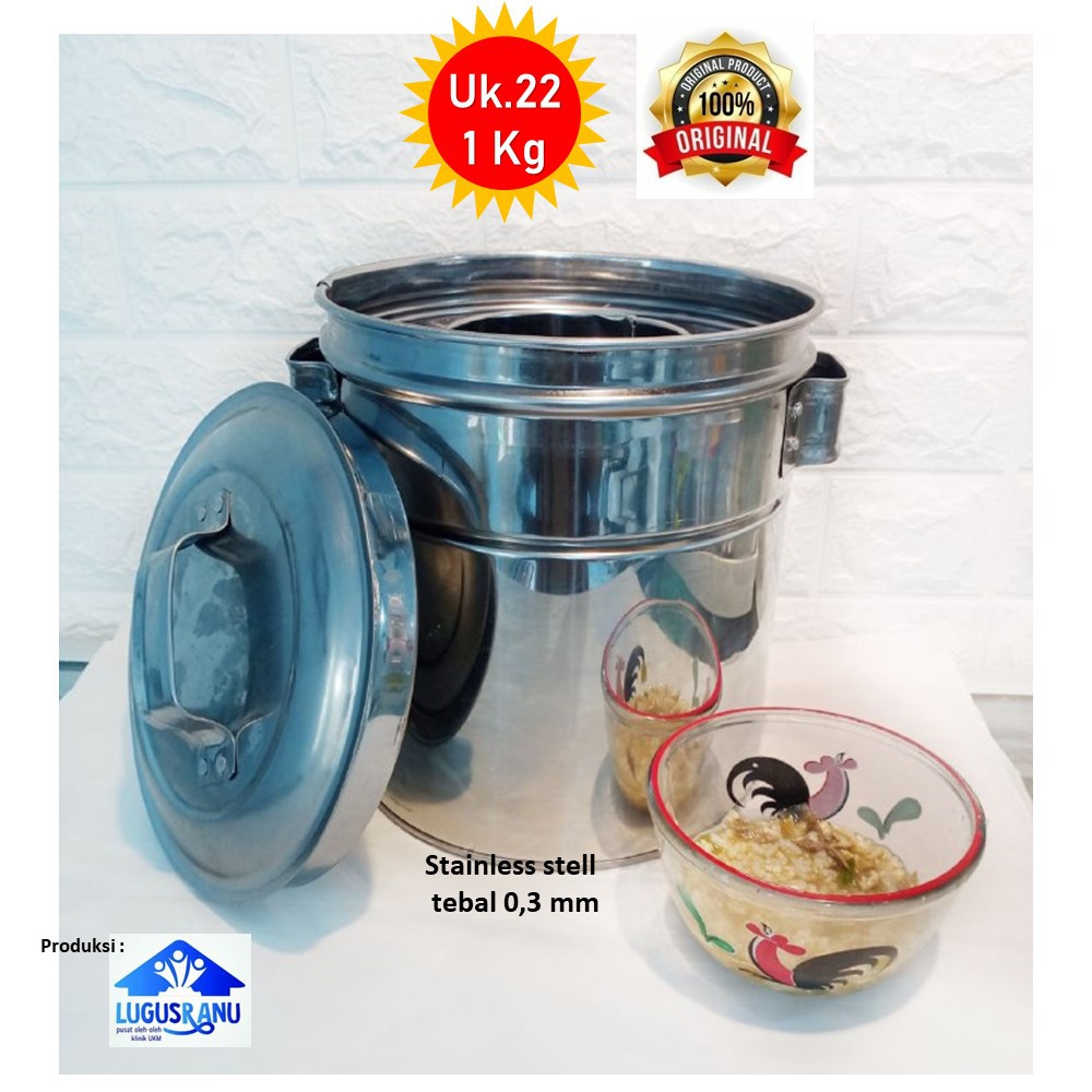 Panci kecil Dandang bakso  panci masak soto mie ayam 1kg panci 2 liter panci baso