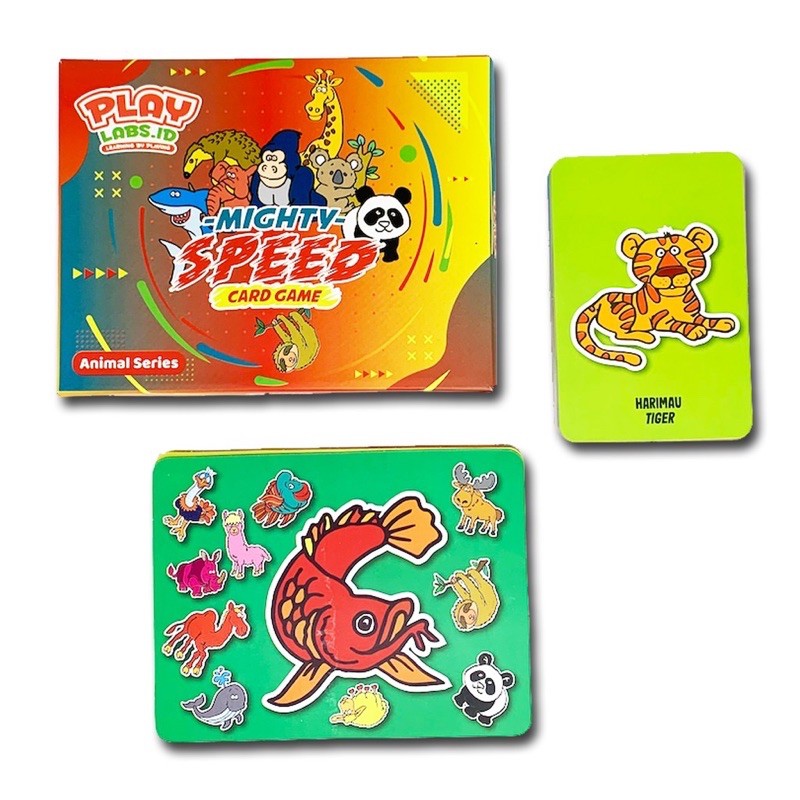 PLAYLABS MIGHTY SPEED CARD GAME - MAINAN EDUKASI