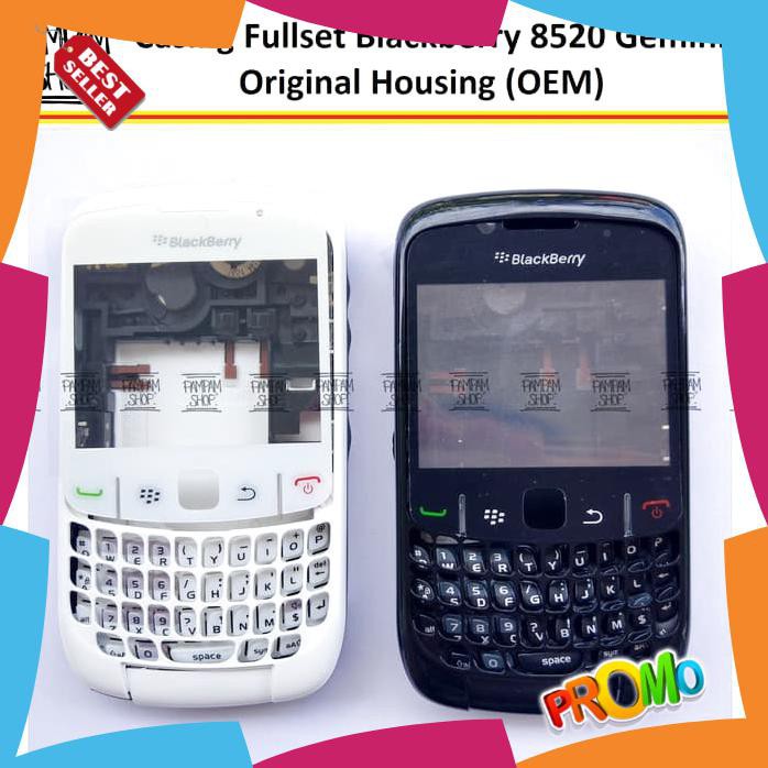 【CASING HP】 FULLSET FULL SET BLACKBERRY BB GEMINI CURVE 8520