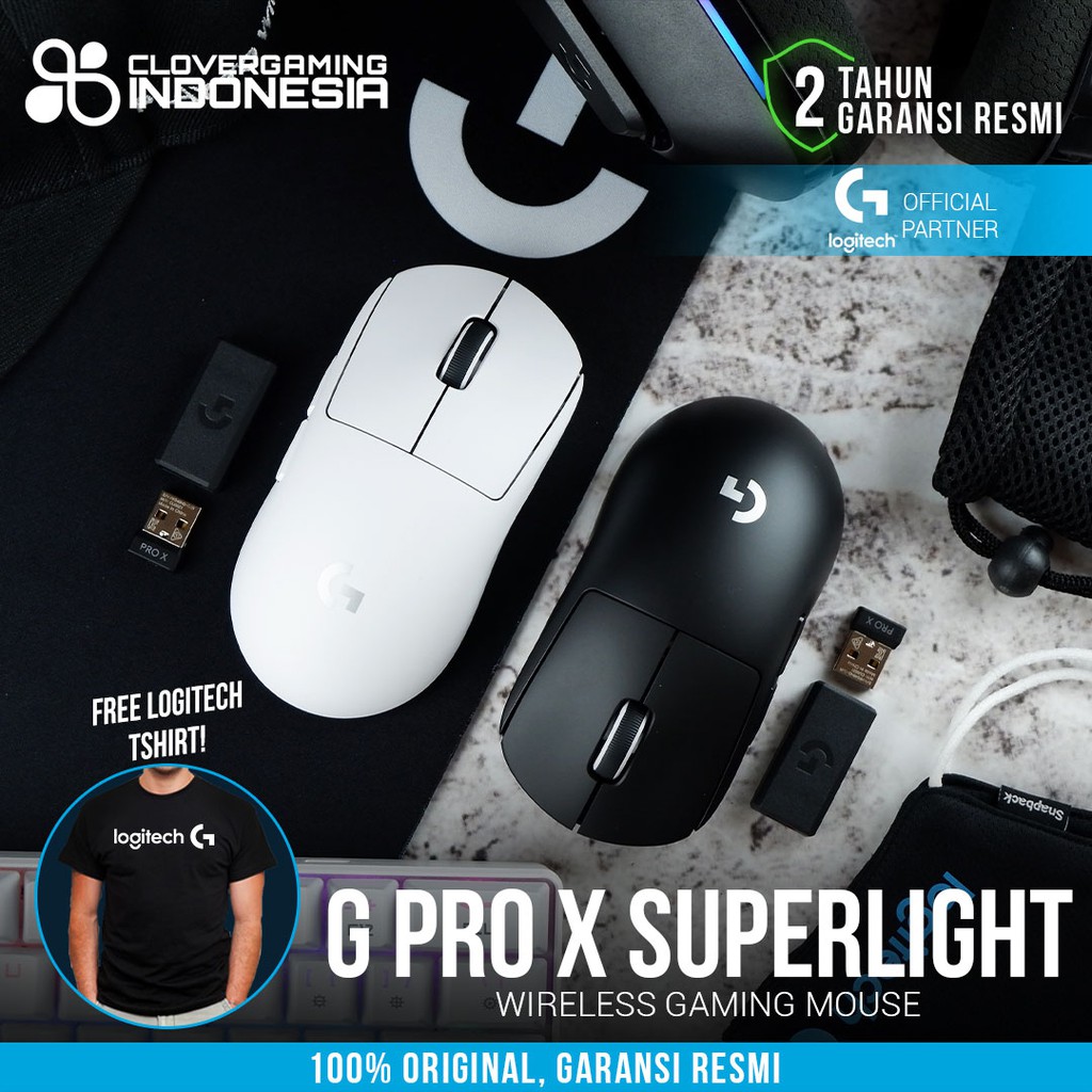 Logitech G Pro X Superlight Wireless Gaming Mouse Super Light