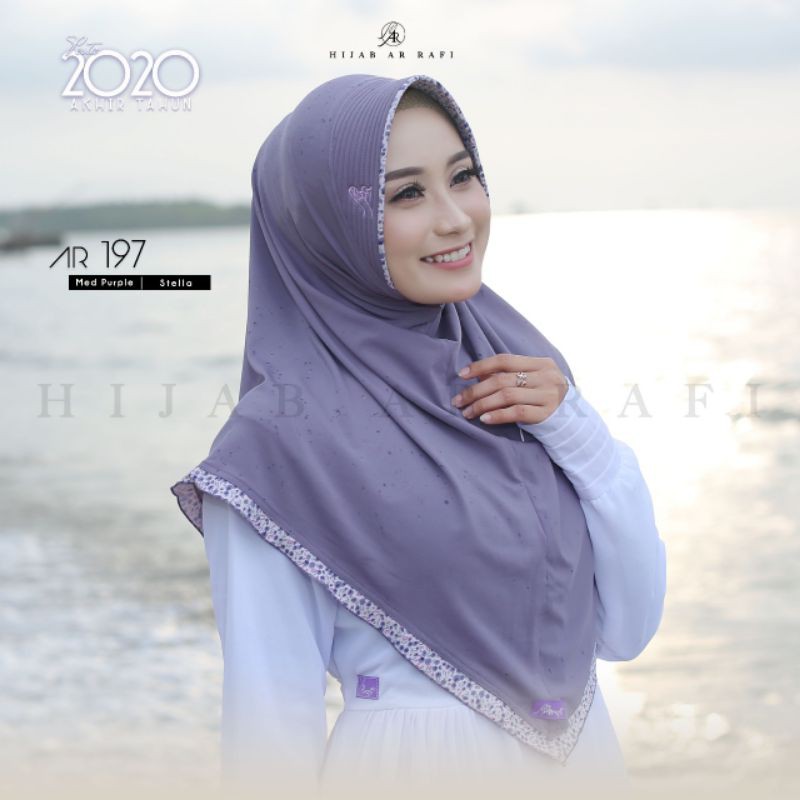 TERLARIS ✔️ Hijab arrafi AR 197 hijab instan  || INAYAHHIJAB-Medpurple