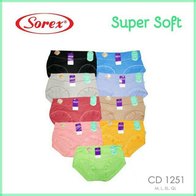 Celana Dalam Wanita Merk Sorex 1251 Super Soft