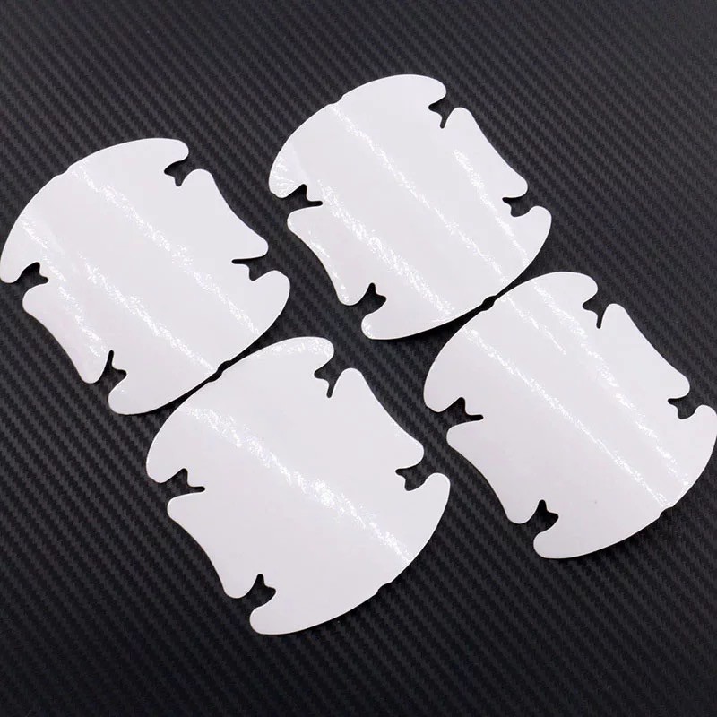 4pcs Stiker film Pelindung Pintu Mobil anti Gores Bahan TPU