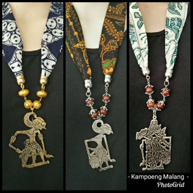 Kalung Etnik / Kalung Wayang / Kalung Batik