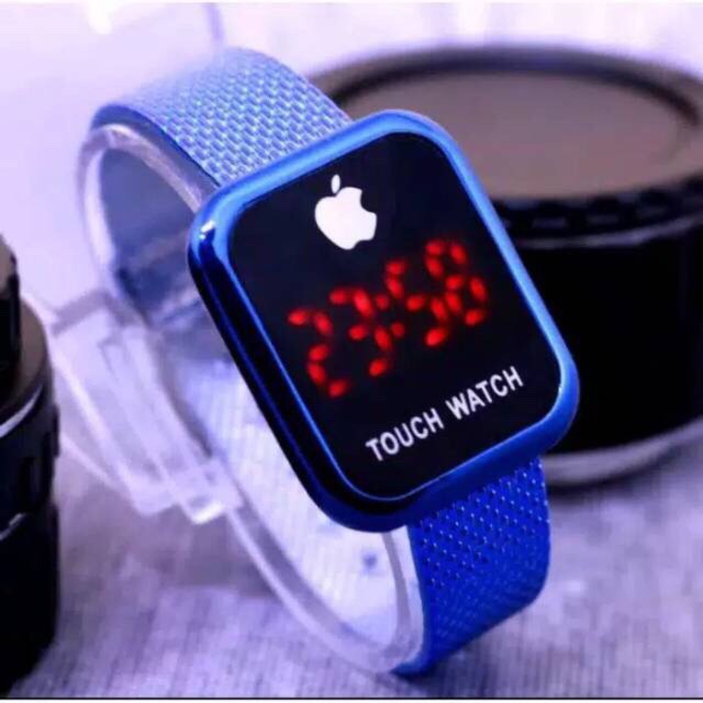 jam tangan iphone digital free box murah