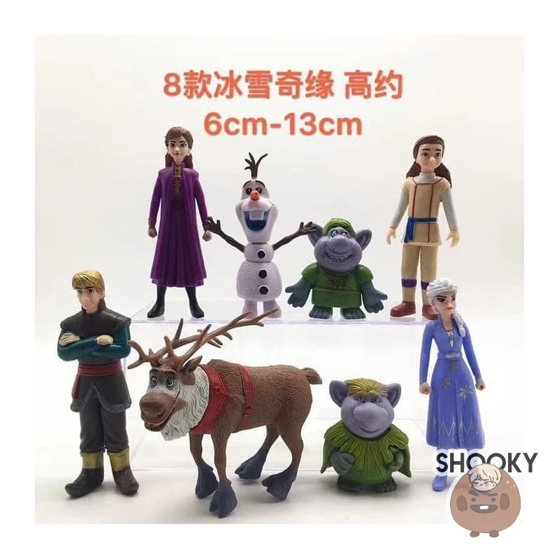 

Figure Frozen 1 set isi 6 pcs / Topper Cake Frozen / Hiasan Kue Frozen