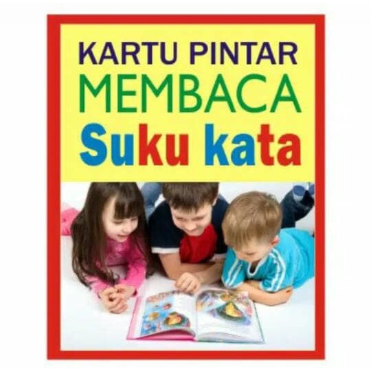 Flash Card Kartu Pintar Belajar Membaca Suku Kata Flashcard Mainan Edukasi Anak Bayi Balita Murah