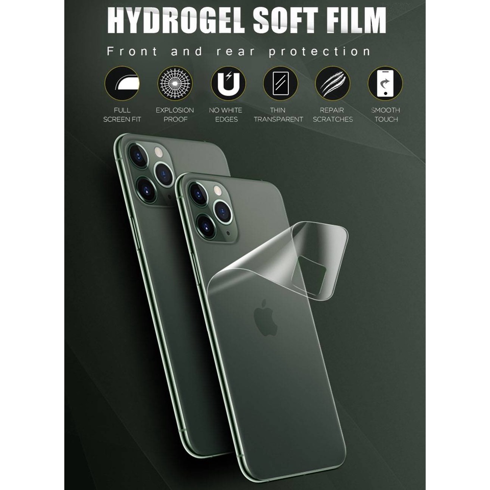 Pelindung Layar Hydrogel Full Cover Untuk iPhone 14 Pro Max 14 Plus 11 13 Pro Max 12 Pro Max XR XS X 7 8