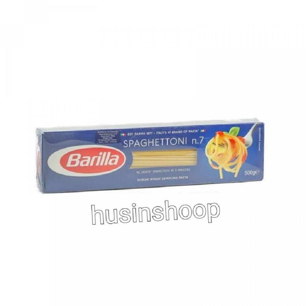 

Barilla Spaghetti no.7 Lebih Tebal 500gr