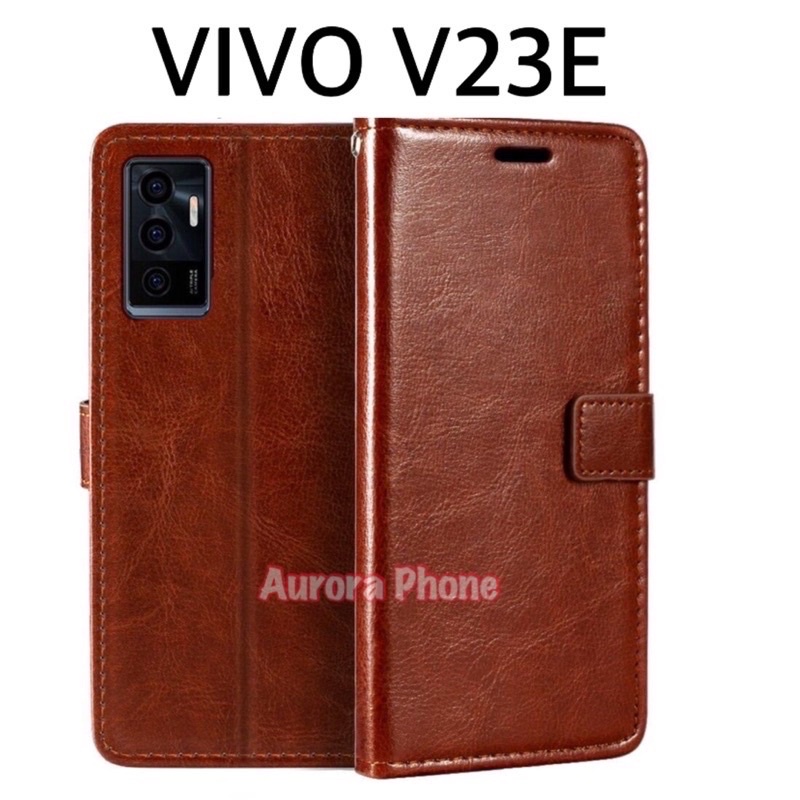 Flip Case Vivo V23E Dompet Wallet Cassing Vivo V23e Flip Cover Vivo V23e