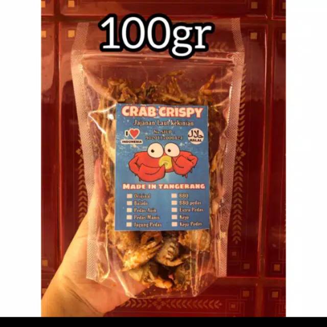 

Baby crab/bayi kepiting 100gr