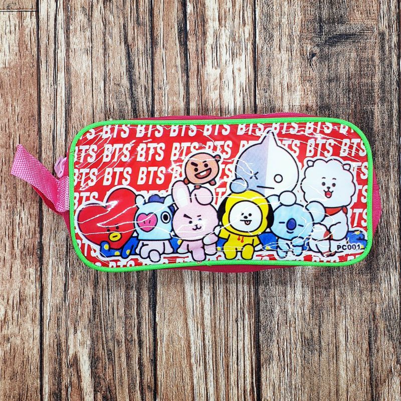 

Kotak pensil motif BT21 kpop / tempat alat tulis bt21 terlaris