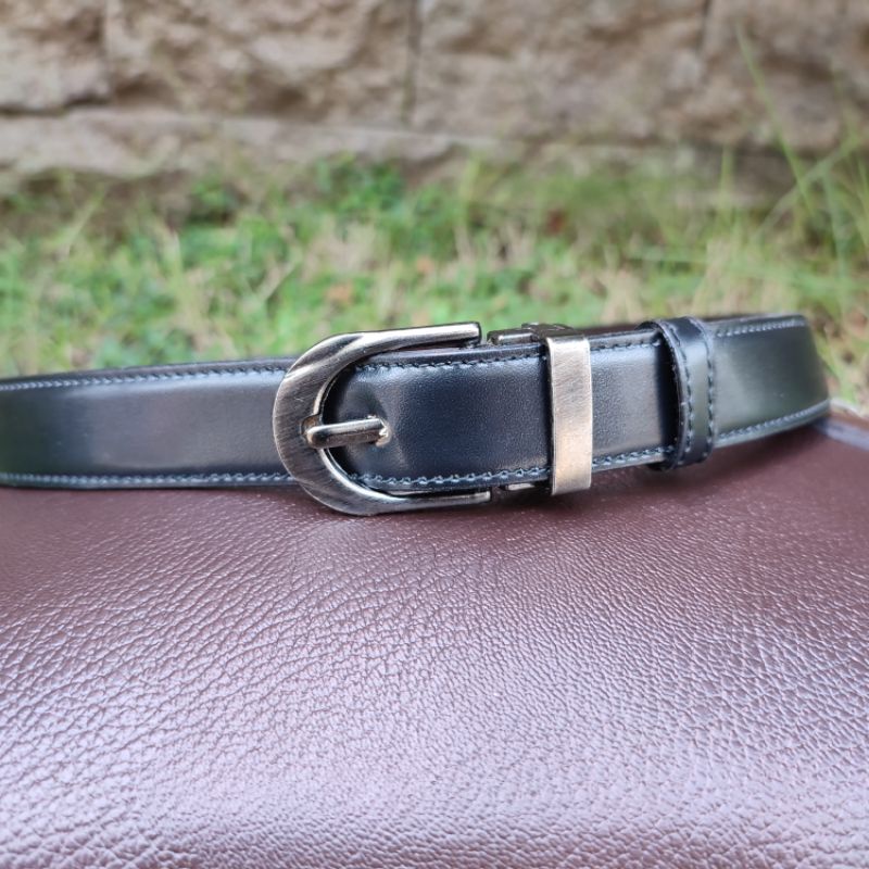 Sabuk Wanita Kulit Sintetis Tebal | Ikat Pinggang Wanita Kuat | Belt Wanita Premium