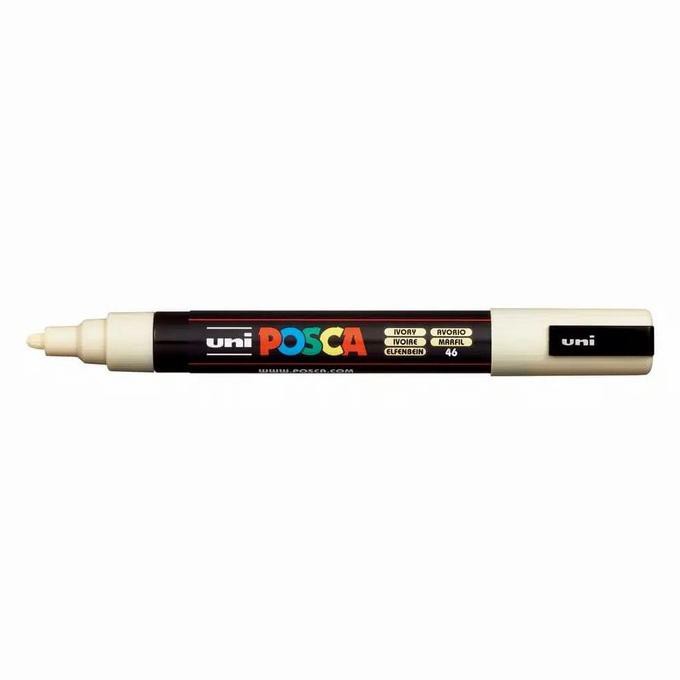 

(PERALATAN MENGGAMBAR) UNI POSCA PAINT MARKER IVORY - IVORY, PC-5M 1.8-2.5MM TERLARIS