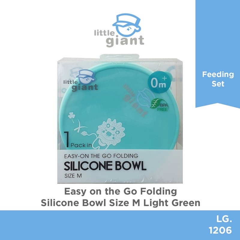 Little Giant Easy on the Go silicone Bowl L - Mangkok bayi