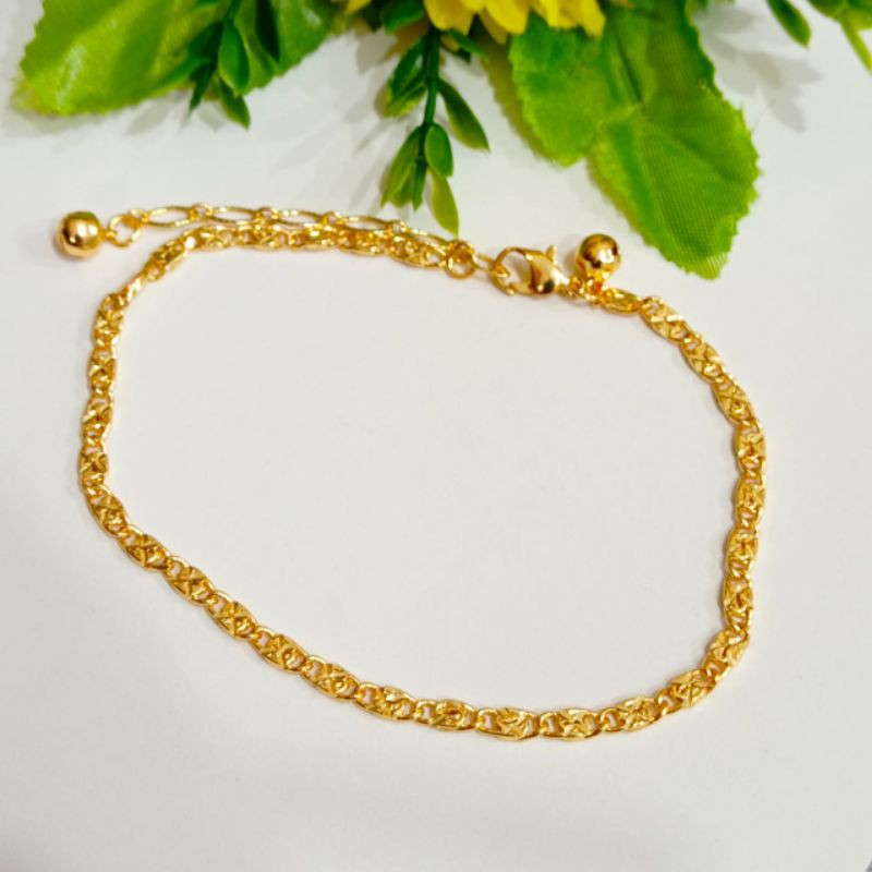 GELANG KAKI GOLD DEWASA XUPING