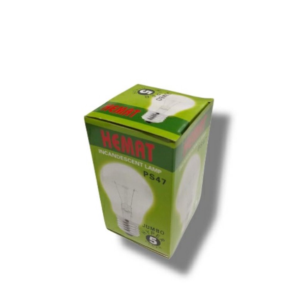 Lampu pijar 5 watt Besar hyper 5