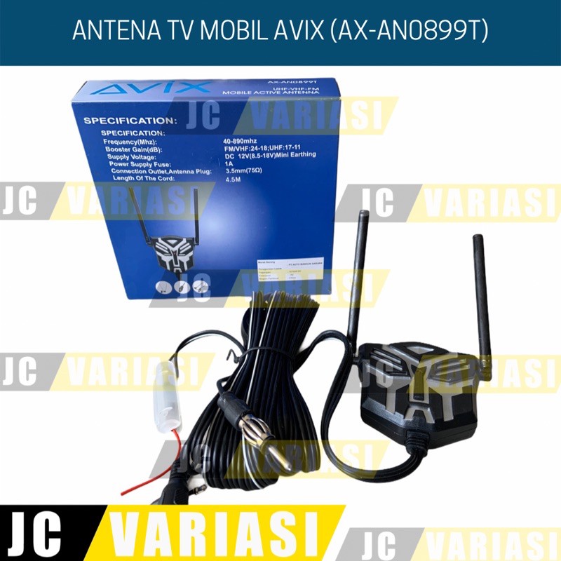 ANTENA TV MOBIL AVIX (AX-AN0899T) MODEL TRANSFORMER