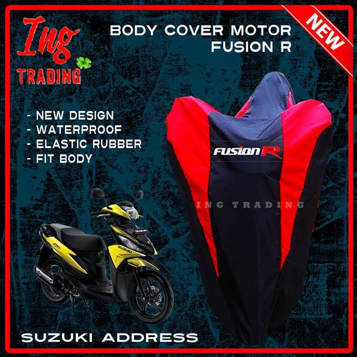 Body Cover Motor Suzuki Address / Sarung Motor Address