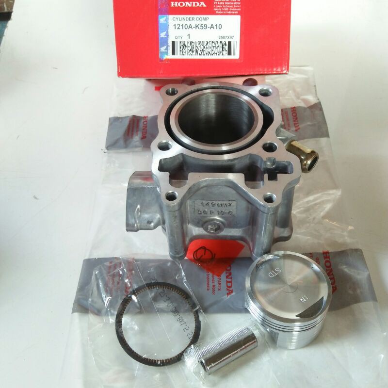 Blok seher komplit honda Vario 150 OLD Vario 150 New K59 ori HGP