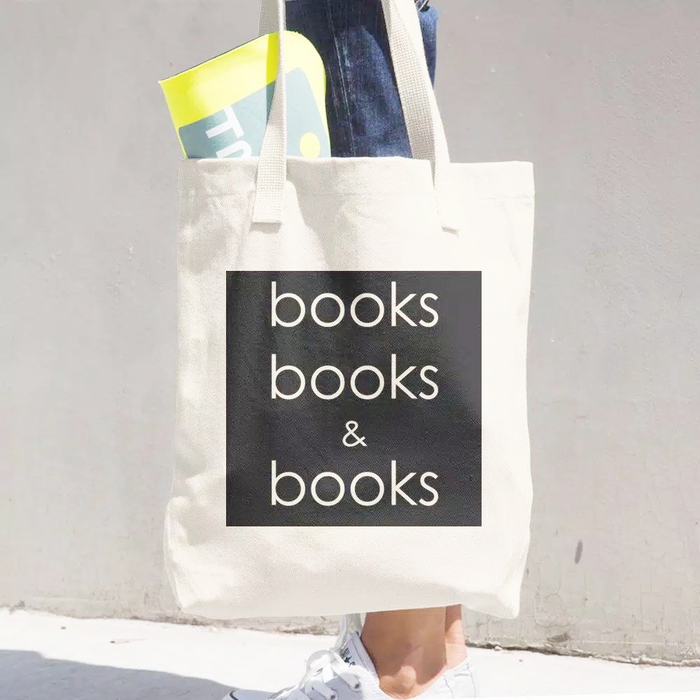 RESLETING Tas Tote CoD MAKASSAR Ready Books Buku Fashion  Pria Wanita Shopee Online Shop Toko Tamz