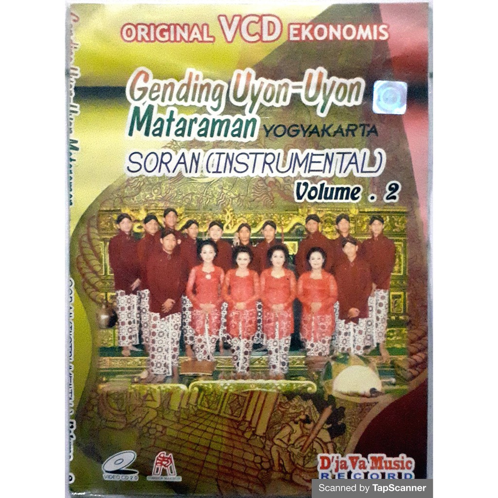 Gending Uyon Uyon Mataraman Yogyakarta Soran Instrumental Vol.2 | VCD Original