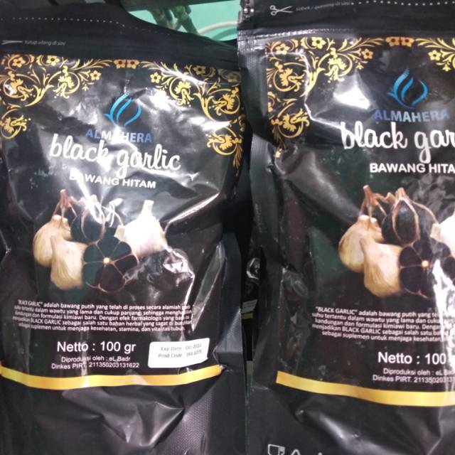 

Black Garlic bawang Hitam almahera