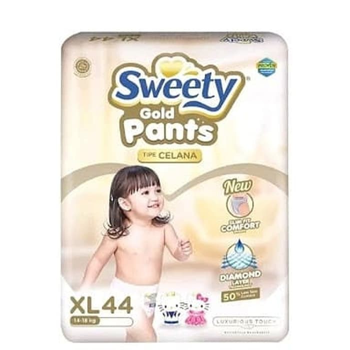 Promo silahkan Pampers Sweety Gold Pants L54 XL44 - XL44